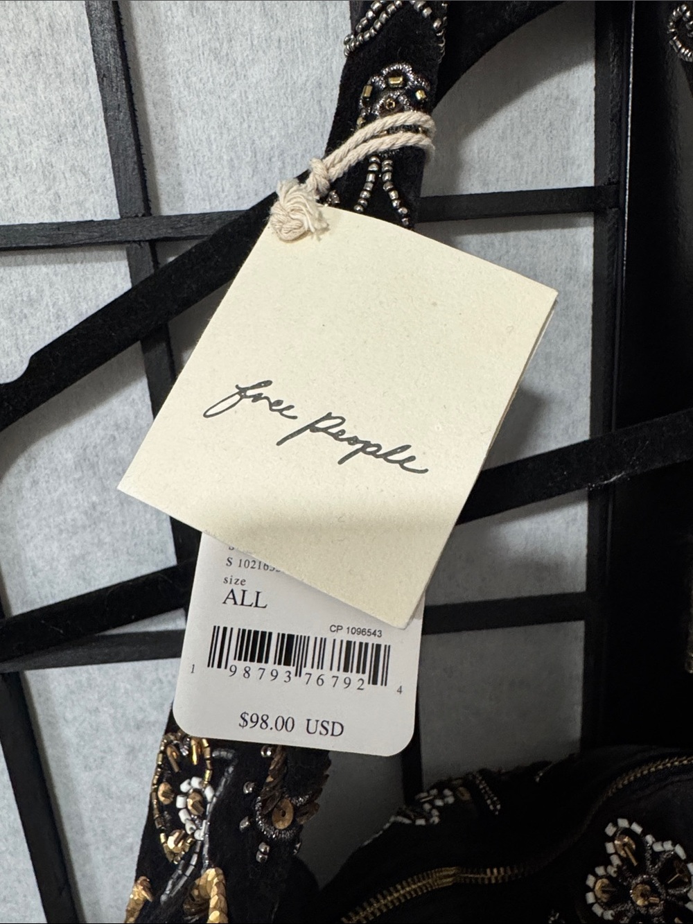 Free People Nashville Nights Velvet Beaded Bag - Picture 11 of 13